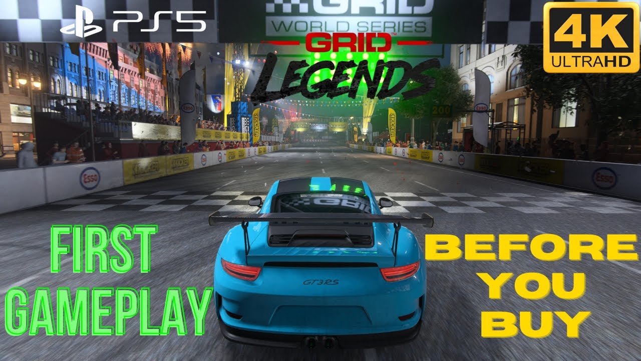 GRID Legends Photorealistic Graphics | 4K HDR | PS5 Gameplay