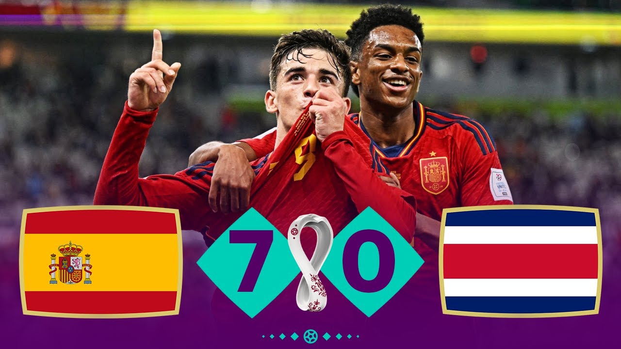 Spain vs Costa Rica 7-0, World Cup 2022, Group Stage - MATCH REVIEW
