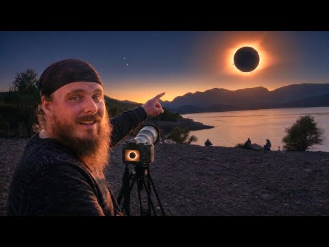 2026 TOTAL SOLAR ECLIPSE: Time-lapse and telephoto lens!