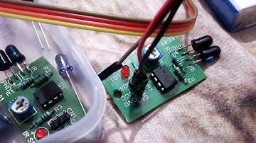 Proximity Sensor / Obstacle Detector circuit on Breadboard | LM358 Op-Amp projects || Techy Tau G ||