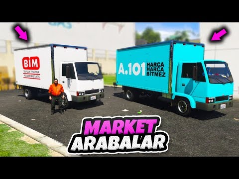 Süper Market Arabalar ile Uçağa Teslimat Yapıyoruz - GTA 5