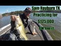 Practicing at Lake Sam Rayburn in TX  the 1st stop of FLW TOUR 2019!