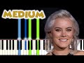 Oceans  hillsong united  medium piano tutorial  sheet music by betacustic