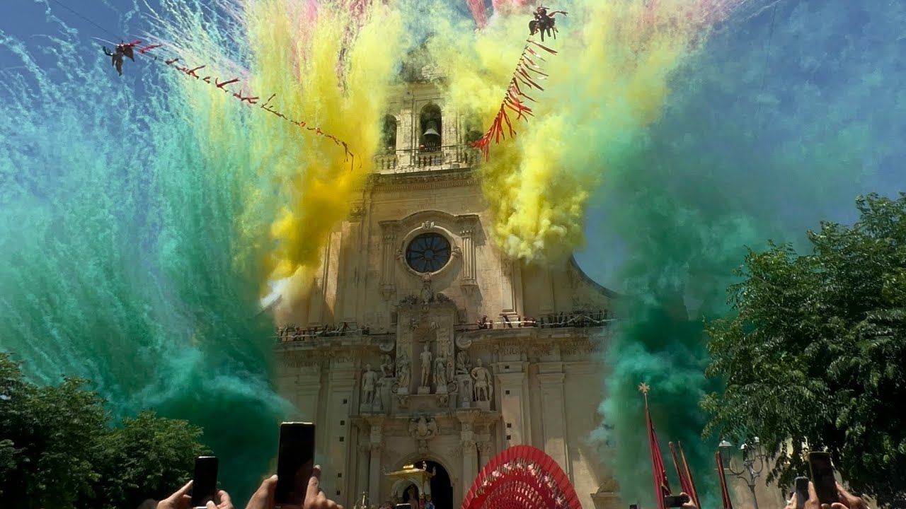 NISCIUTA di San Sebastiano PATRONO DI FERLA 20 Luglio 2025 spettacolo pirotecnico TREBBIA 