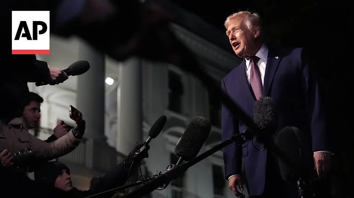 Trump doesn't answer questions about Epstein files when leaving White House