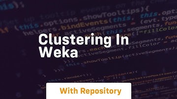 clustering in weka