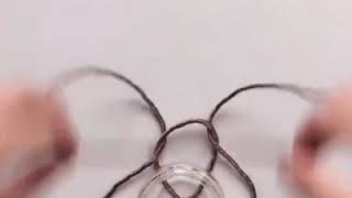 ビンを紐一つで吊るす方法