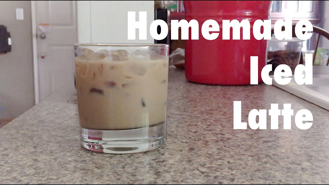 Iced Latte At Home Without A Coffee Machine!, Video published by  Bblancivyy