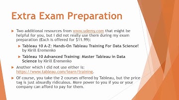 How to Pass the Tableau Desktop Qualified Associate Certification Exam. [HD]