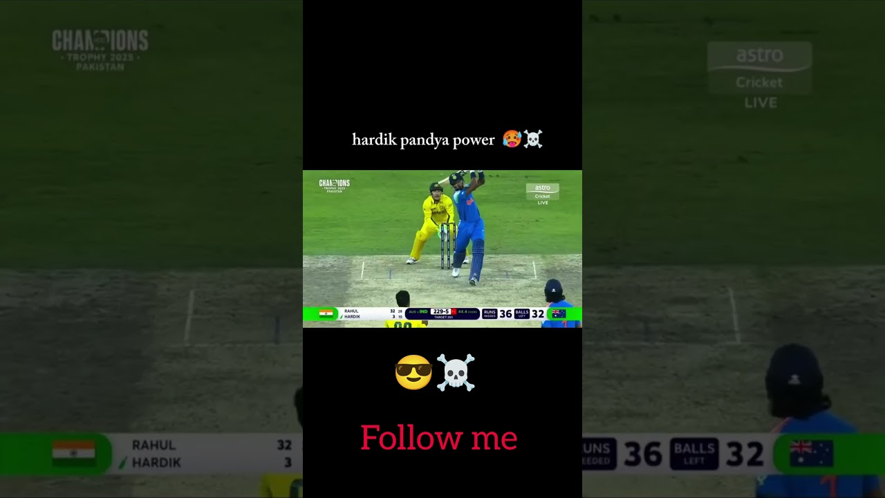 hardik Pandya power IND vs PAK 2025 