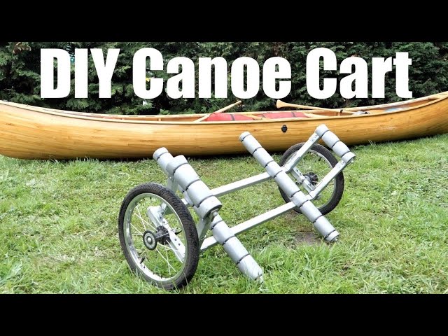 Canoe/Kayak Cart. BIG WHEELS. All Terrain. Strong. DIY. Affordable 