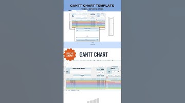 GANTT CHART TEMPLATE - Timeline Management, Gantt Spreadsheet #shorts #googlesheets #excel  #gantt