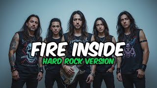 FIRE INSIDE - Official Lyric Video ( Hard Rock Version )