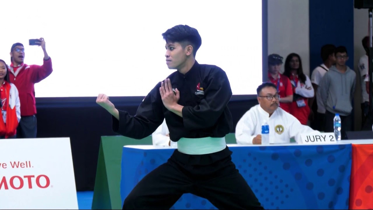 Highlights: Singapore take home Gold in Pencak Silat Men's Seni Regu ...