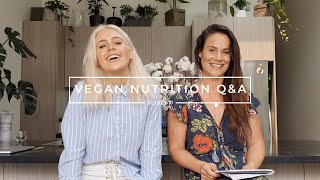 VEGAN NUTRITION Q&A VLOG