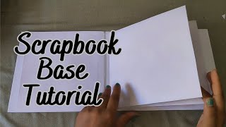 Scrapbook base making idea| how to make scrapbook base|scrapbook tutorial part - 1 #scrapbook