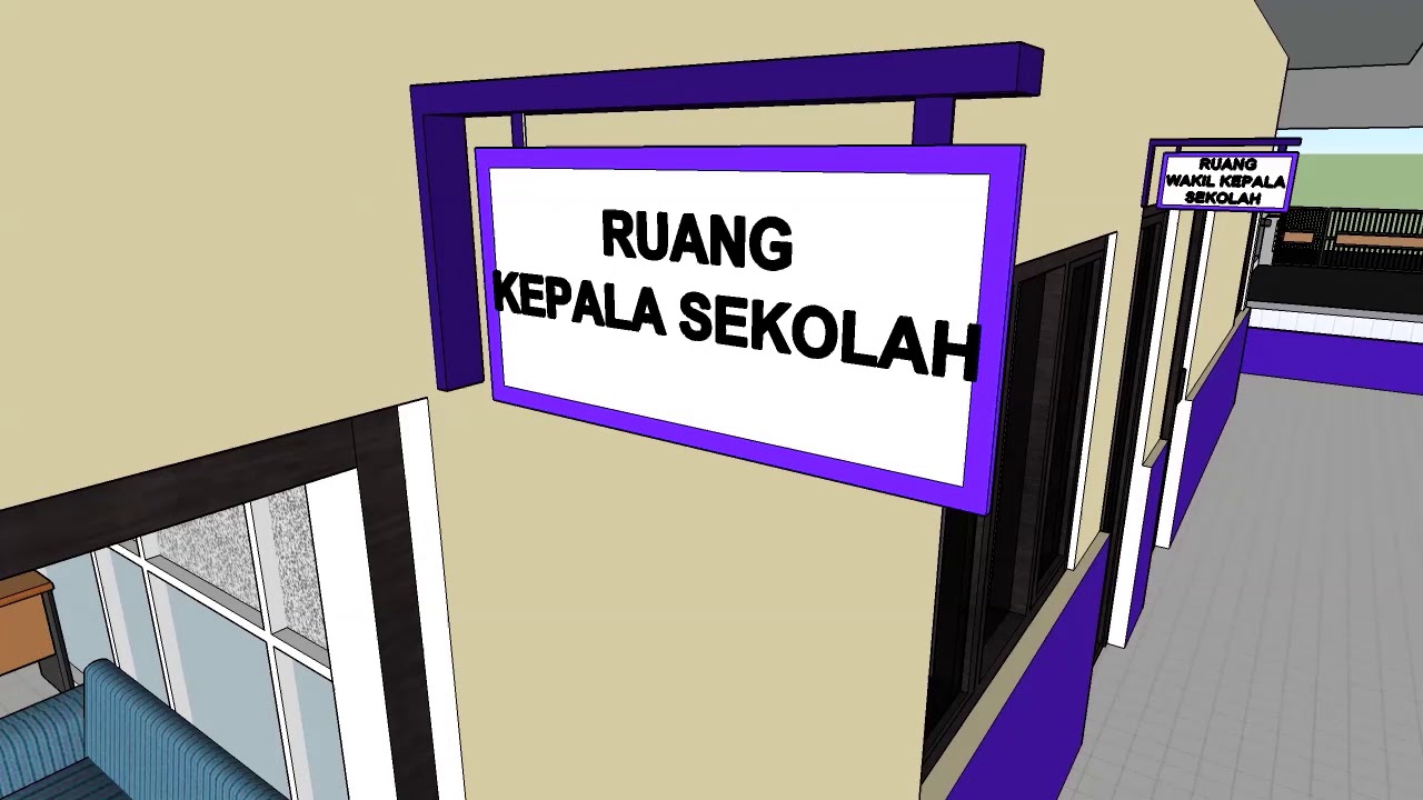 Denah Digital Ruang Kepala Sekolah Smk Muhammadiyah Bligo Youtube