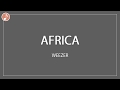 Africa  cover by weezer  lyrics