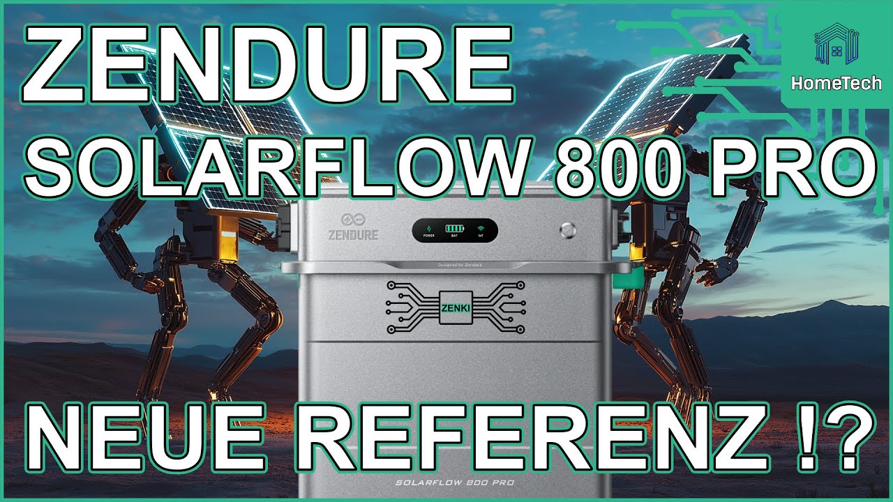 ZENDURE SOLARFLOW 800 PRO - Neue Referenz für Balkonkraftwerke ? Bis 2640W Solarleistung !