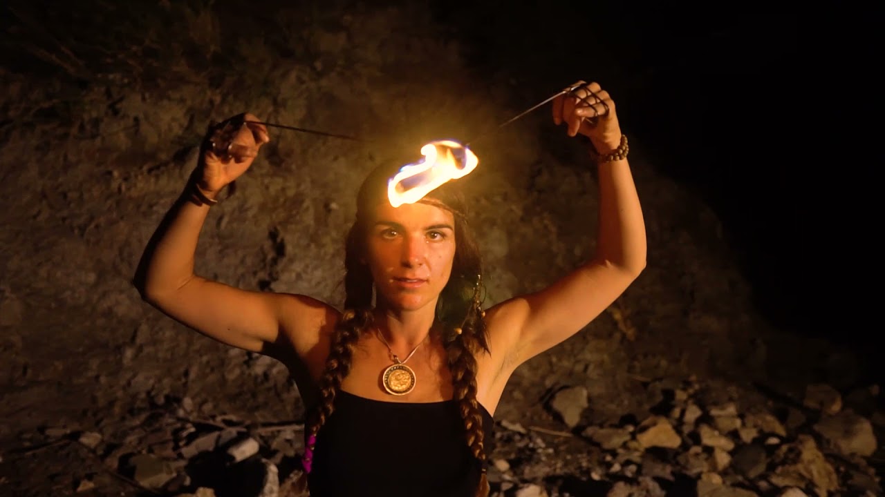 FIRE DANCE SHOW MONTENEGRO fire cups / palm torches by Sonya YouTube