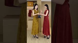 ✨Elegant Dress Transformation 👗 Stunning Outfit Change Magic 💫 Fashion Goals🔥