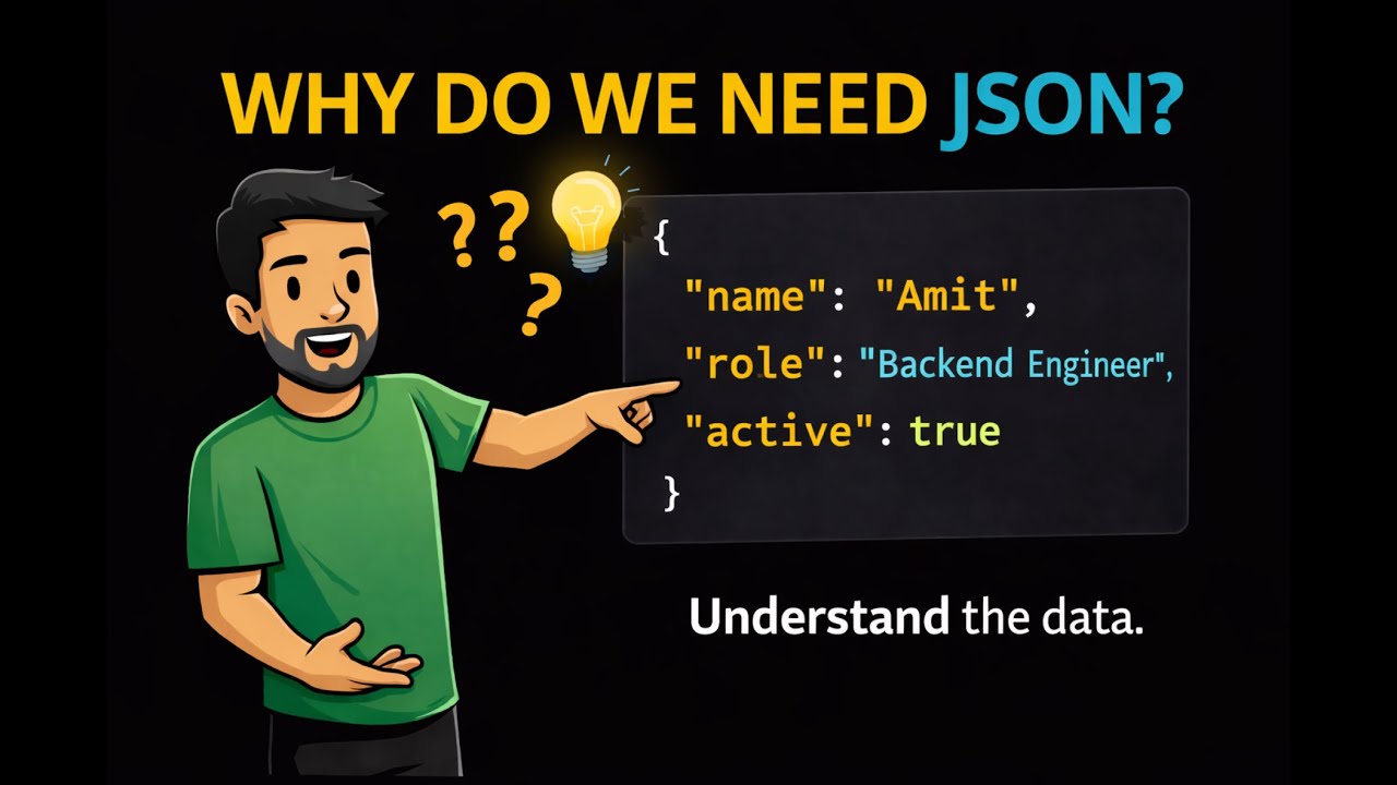 Why Do We Need JSON? | The Data Language Every System Uses - YouTube