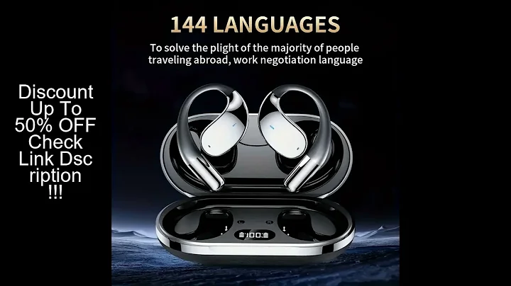 AI Language Translation Wireless Earbuds Q39, 3-in-1 Translator Earbuds Real Time Ai Headphones 144-