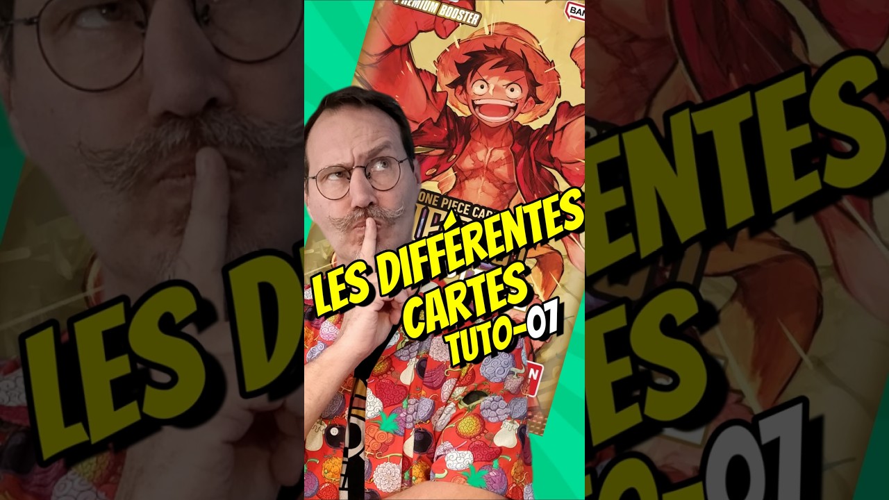 COMMENT RECONNAÎTRE LES DIFFÉRENTES RARETÉS DE CARTE ONE PIECE CARDGAMES