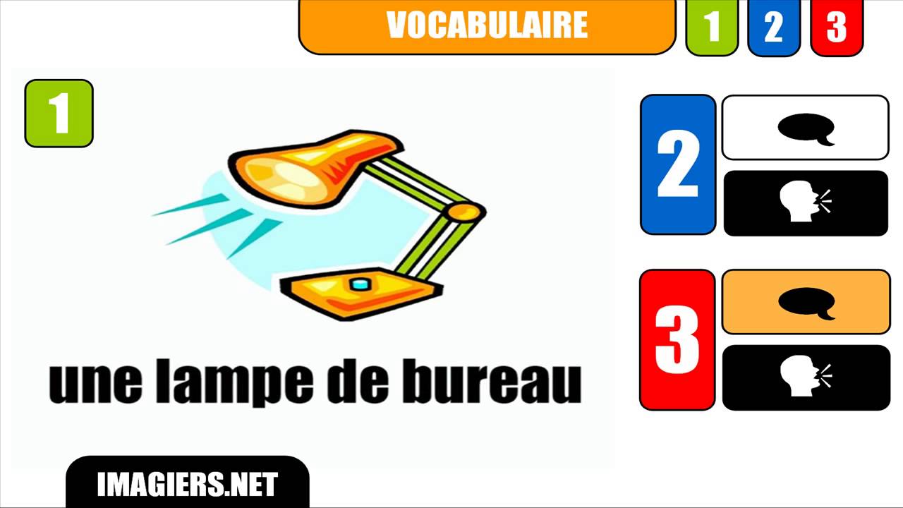 How to pronounce in French une lampe de bureau YouTube