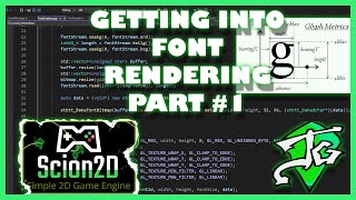 Scion2D C++ Game Engine | Ep.36 - Font Rendering (Part 1): Font Class and Font Loader screenshot 3