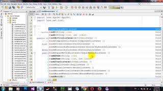 Celebrity Get All Items From AWT List in Java Applet and AWT in Netbeans Profile