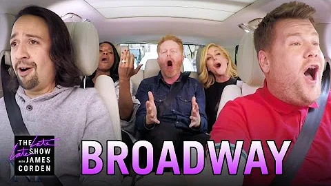 Broadway Carpool Karaoke ft. Hamilton & More