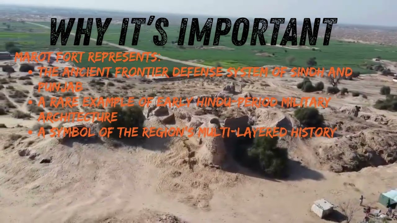 Marot Fort | Ancient Desert Fort of Rahim Yar Khan | Aerial Drone View