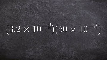 Learn how to multiply two numbers in scientific notation