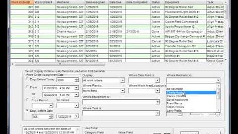 Work Order Software (LEARN WORK ORDER ANALYSIS)
