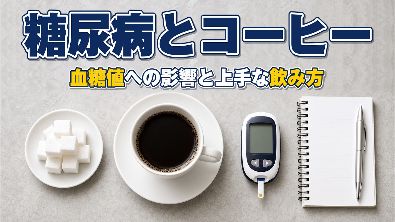 糖尿病とコーヒーの関係｜血糖値への影響と上手な飲み方