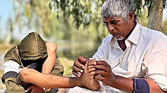 Faiz Barber’s ASMR Feet Tingling Massage & Leg Therapy for Pain Relief | Foot Reflexology | Massage