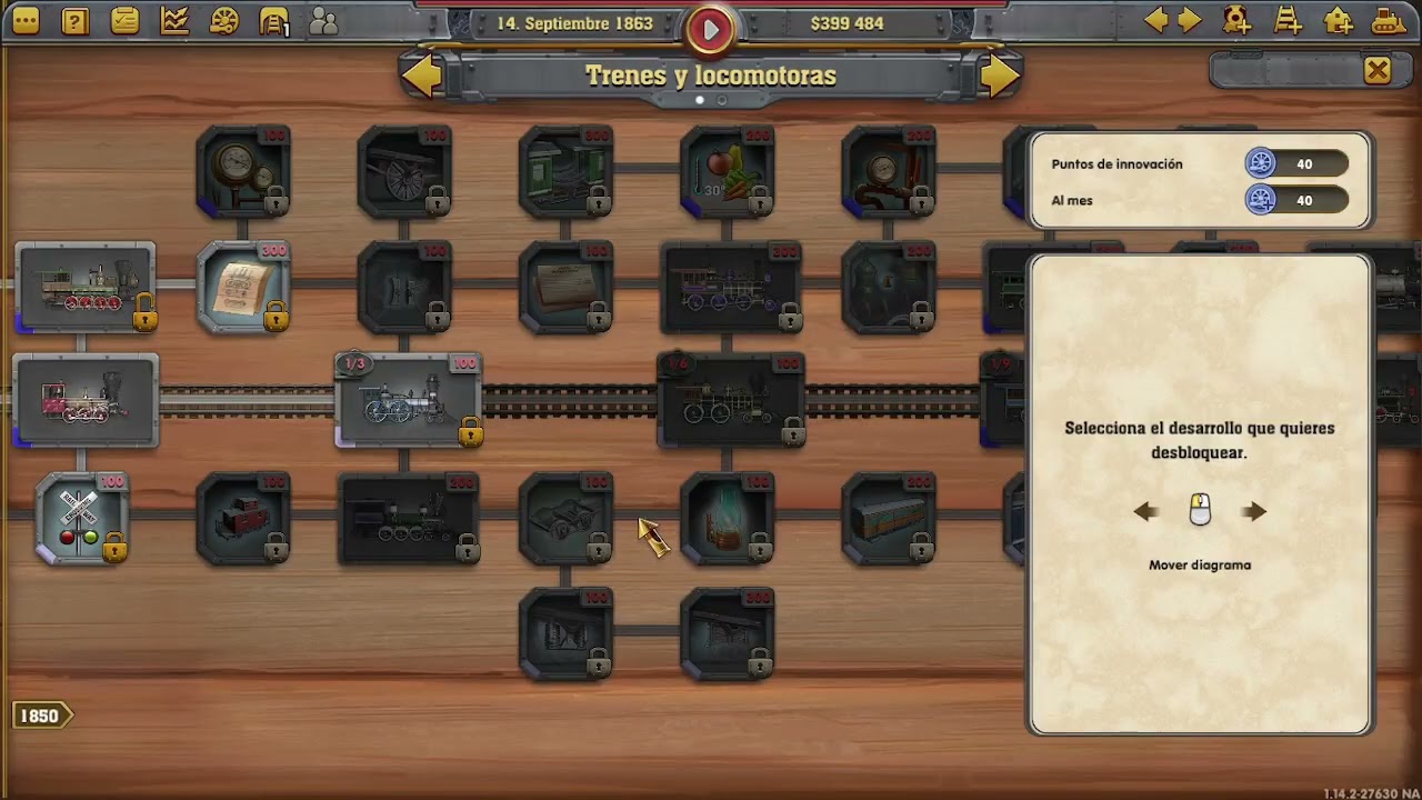 Railway Empire - Conecto Pierre a la red - T 1 - E 3