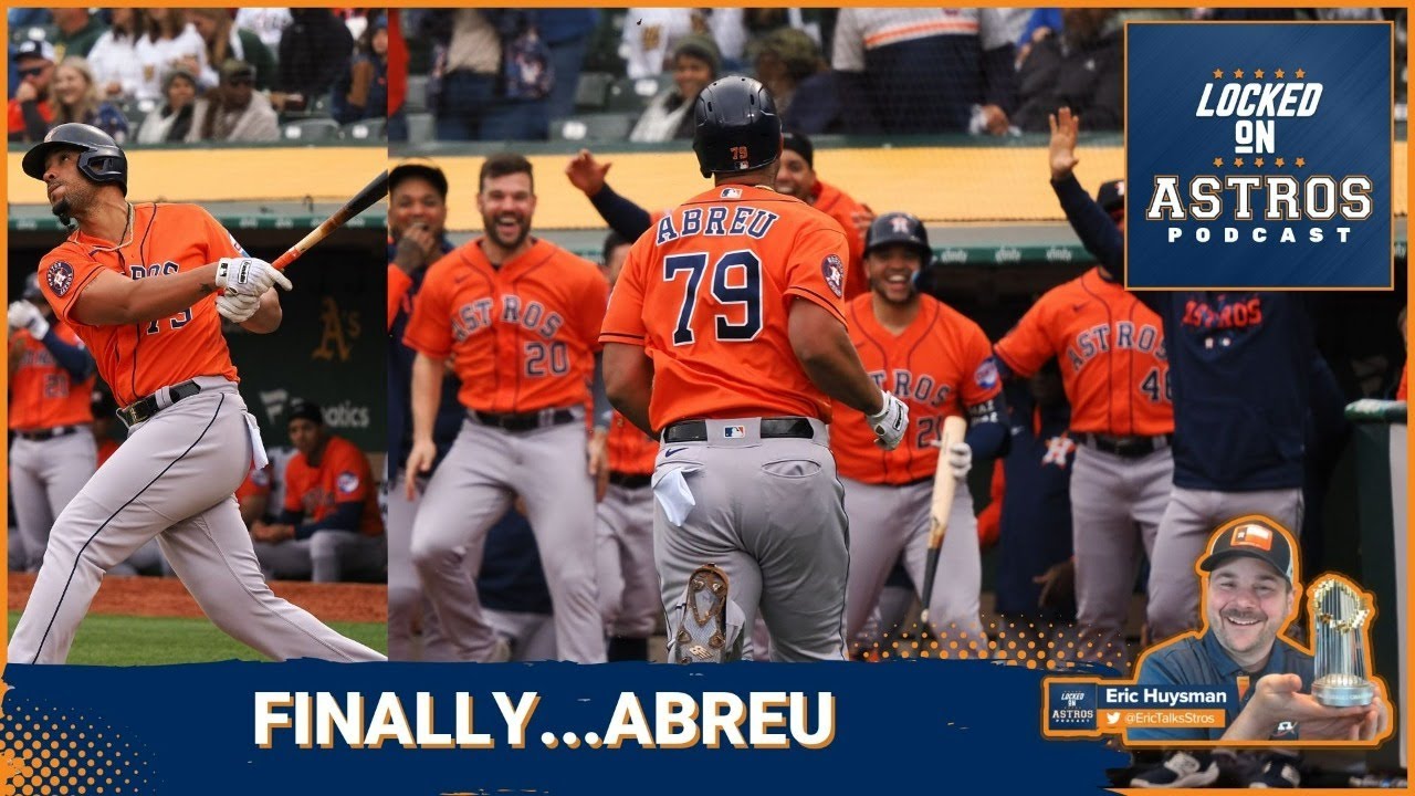 Astros sweep A's and Jose Abreu finally does it! 