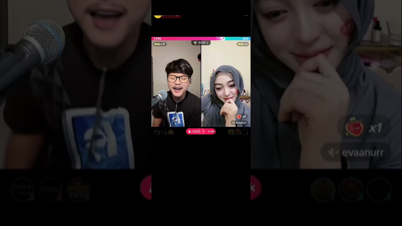 Tiktok live jasun dan eva nur full durasi yang sangat romantis🤍🥳😅 