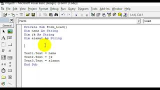 Cara Menerapkan Type Data Pada Variabel di VB 6