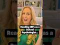Reading IEPs as a School Psychologist…