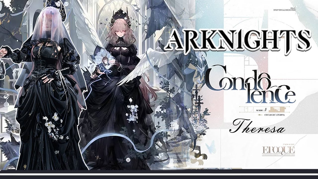 Arknights Cosplay Civilight Eterna Condolence Cosplay Costume Premium Edition showcase🎀🤍