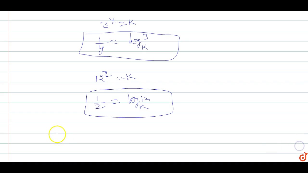 If 2 X 3 Y 12 Z Show That 1 Z 1 Y 2 X Youtube