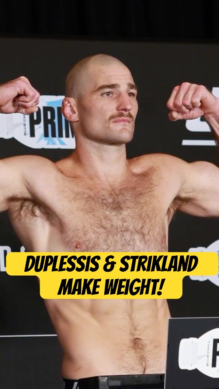 UFC 312 weigh ins - Sean Strickland \u0026 Dricus Duplessis make weight ahead of UFC 312