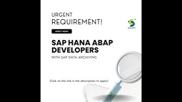 SAP ABAP on HANA-Archiving (SOW_JD_BGSW_2023_1087)