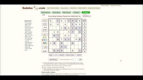 Sudoku 09/10/20 grad - no copyright Liberation