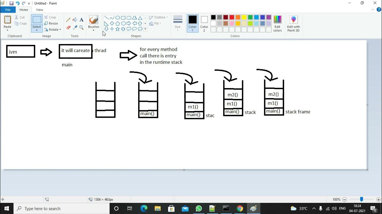 Core Java || Runtime stack mechanism Exception Handling || by M ...
