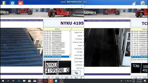 Container number recognition (OCR)