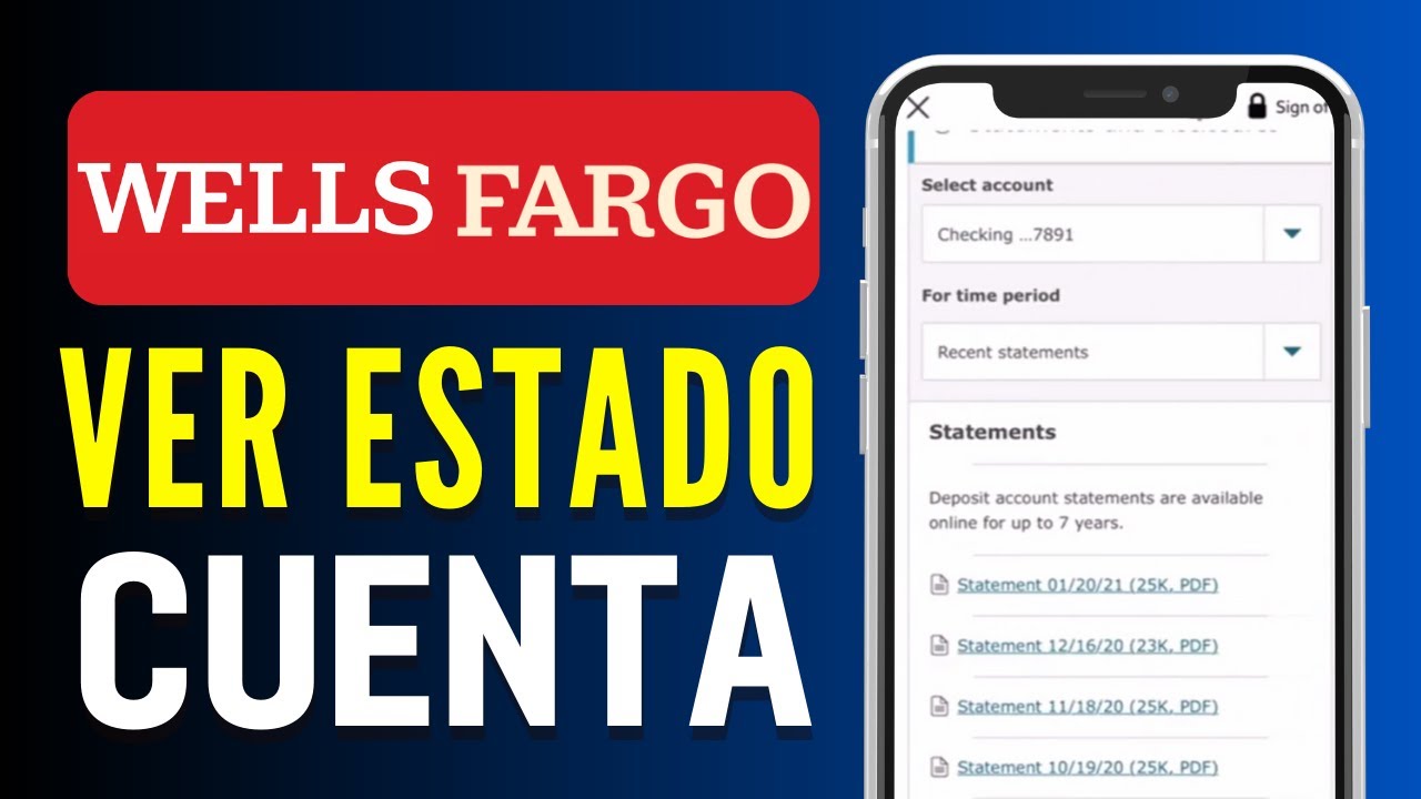 Cómo ver tu estado de cuenta en Wells Fargo